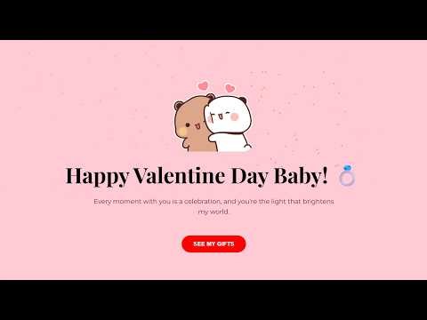 The Perfect Valentine Gift – Personalized Surprise Website | Nirmal WebWorks
