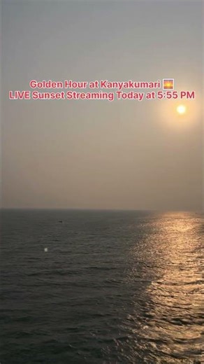 Golden Hour at Kanyakumari Sunset Streaming Today at 5:55 PM