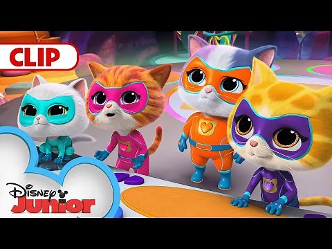 Leapin' Laser 🔴 | SuperKitties | ‪@disneyjr‬​