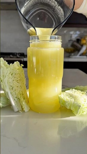 This is my Gut-Healing Napa Cabbage Juice #juicing #detoxjuice #guthealth