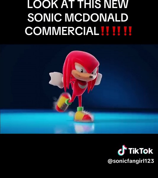 New Sonic McDonald Commercial Revealed!