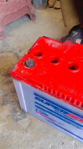 Battery Dead Terminal Update and Fully process #Battery #terminal #repair #shorts