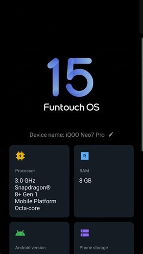 Today finally IQOO Neo 7 Pro got Origin OS 6 update #iqoo #iqooneo