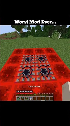 Bro Added The Worst Mod 😕😔 #minecraft #usa