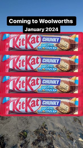Kit Kat Chunky Cookie Dough at Woolworths | New Food Finds 2024