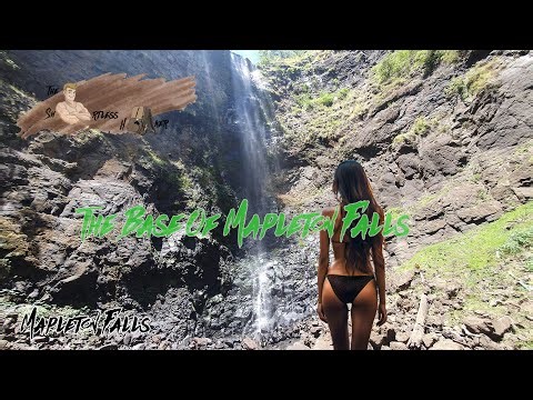 The Base Of Mapleton Falls