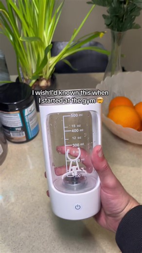 Making the protein shake seems easy… until it’s not. With this, I’m not shaking myself anytime soon 😂 #gym #fitness #protein #gymtok #fyp #tiktokmademebuyit