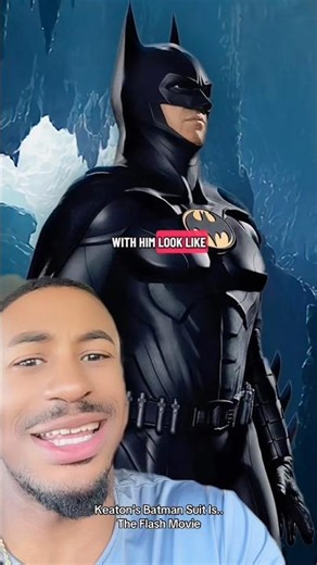 Keaton’s Batman Suit Is… The Flash Movie