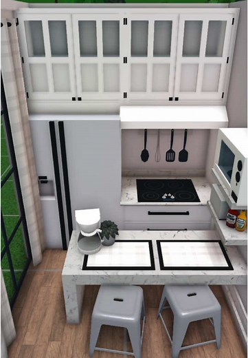 Ideias de Cozinha 2x2 para Bloxburg