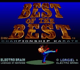 Best of the Best Championship Karate (SNES) - online game | RetroGames.cz