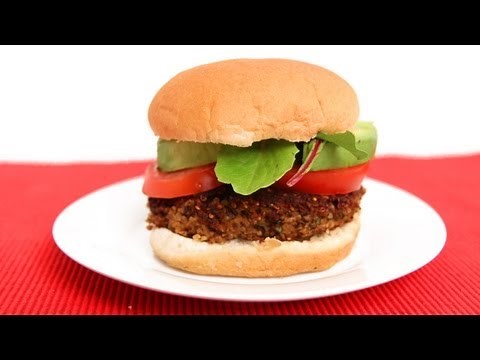Homemade Veggie Burgers Recipe - Laura Vitale - Laura in the Kitchen Episode 619
