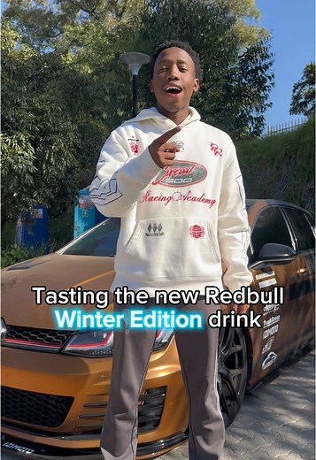 My new favourite @Red Bull South Africa drink 🤞🏾🔋 #RedBullWinterEdition #RedBull #GivesYouWiiings #nathimsimanga