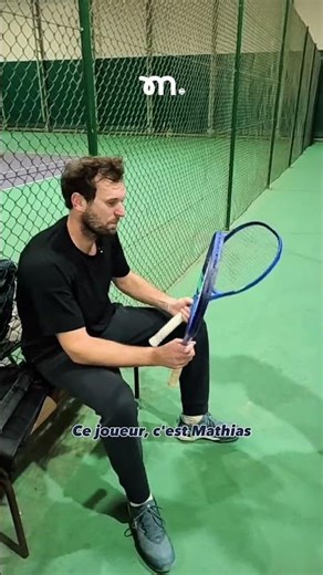 L’équipe Multioumono a passé une matinée avec Mathias Bourgue, ex 140 ATP. #tennis #atp #cordage