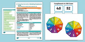 Year 3 Maths Same-Day Intervention Plan: Mental Addition and Subtraction : Complements to 100