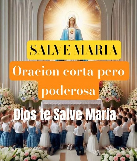 Dios te salve María | oración a la Virgen María 🤍 #diostesalvemaria #avemaria #virgenmaria