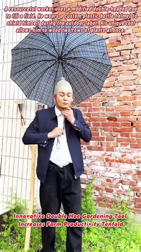 Innovative Double Hoe Gardening Tool Increases Farm Productivity Tenfold
