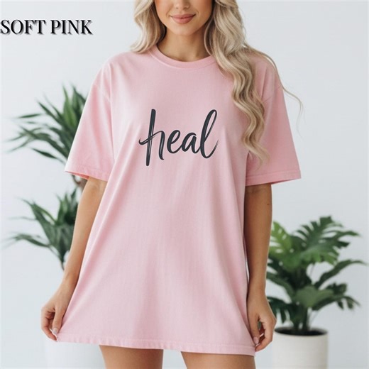 Heal T Shirt, Minimalist Mental Health Shirt, Self Love Inspirational Quote, Unisex Tee - Etsy