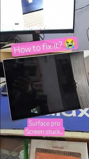 Microsoft surface pro stuck.... #surfacepro #bootlooping #fix_boot
