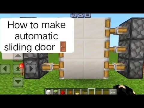 How to make automatic sliding door 🚪 ‪@Akblockgamer‬