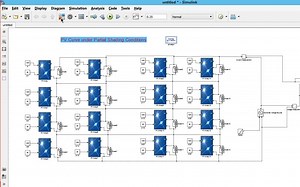 部分阴影遮挡光伏 MATLAB 仿真 simulation