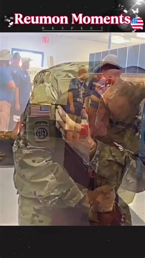 Emotional Military Homecoming: A Hero's Return