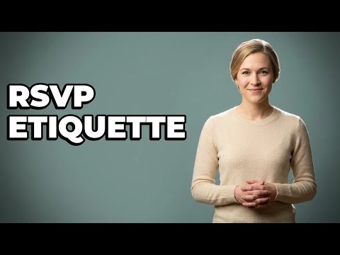 What is polite RSVP wording for guests?