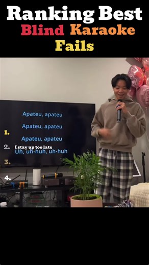 Ranking Best Blind Karaoke Fails #karaoke #karaoketiktok #fails #singing #rankora