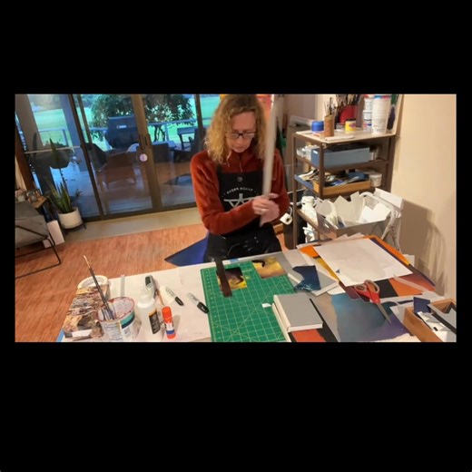 Fast-paced video of my handbound journal making process. I use materials found in the studio to create original one-of-kind journals that can be used for sketching and writing. Visit my website for more information and images of current journals. https://michellelindblom.com/product/hand-bound-journals | Michelle Lindblom Studio