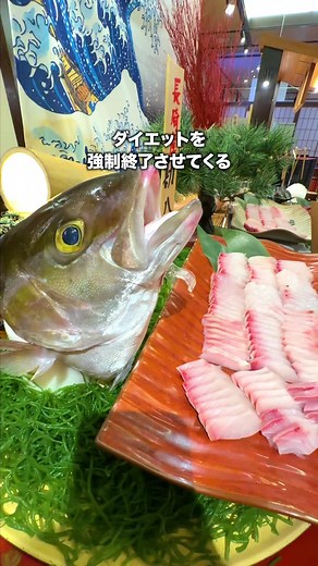 今回泊まったホテルはこちら👇 📍箱根湯本温泉 天成園（神奈川・箱根） ※ サービスやブッフェメニューは変わる可能性があります ※ 大浴場は許可をいただいて撮影しています ダイエットを強制終了させてくるホテルがあるらしい… ってことで泊まってきました🙌 チェックインしたら色浴衣に着替えて、 ホテルの庭園にあるパワースポット「玉簾の瀧」と、 縁結びの神様「玉簾神社」をぶらっと散歩⛩️ ホテルには源泉掛け流しの天空露天風呂もあるし、 カップルでも入れる貸切風呂は12個もあって温泉天国じゃん🤤♨️ （お風呂は日帰り利用もできたよん🤟） でね、夜に待ってたのは絶対太ってしまうビュッフェで…🫨 ・握りたてのお寿司🍣 ・国産牛リブロースステーキ🥩 ・揚げたての大海老・鮎の天ぷら しかも小田原名物の焼きチーズかまぼこまでそろってるのよ🥺 朝ビュッフェにいくら食べ放題もあったし 箱根湯本駅から歩いていけるホテルだったし また箱根に行ったときは行きたいなあ🤤 #箱根旅行 #カップル旅行 #温泉旅行