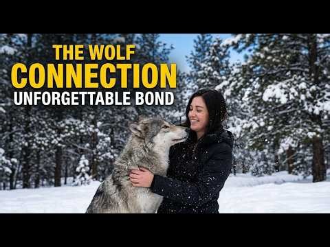 Incredible Bond: Playing with Majestic Wolves in the Snow