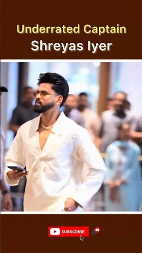 Most underrated captain in ipl#shreyasiyer#ipl#trending#shorts#viral#reels#2026short