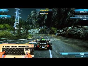 NFS Most Wanted 2012: How I play with my keyboard - Ariel Atom V8 500 Full Pro vs Most Wanted Venom