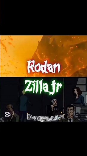 Rodan (KOTM) vs Zilla jr (GTS) #godzillakotm #godzillatheseries