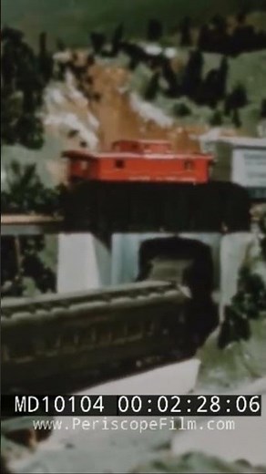 Classic 1950s model train layout !