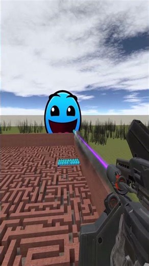 Destroying Water On The Hill in Big Maze Nextbot Gmod