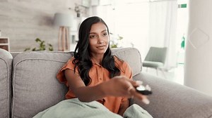 Black Woman Remote Control Sofa Home Stock Footage Video (100% Royalty-free) 1100929339 | Shutterstock