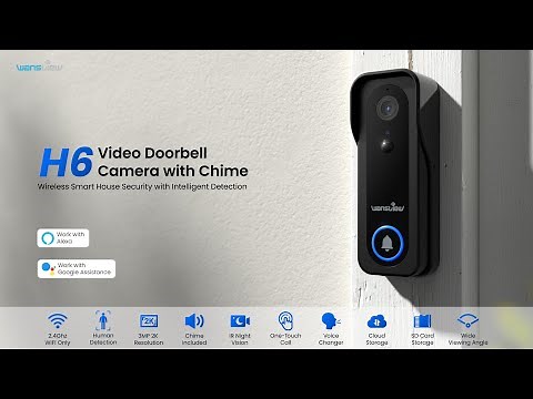 Wansview Video Doorbell Camera – 2K Wireless Security for Your Home!