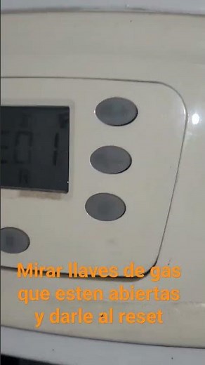 Error e01 como quitar caldera baxi