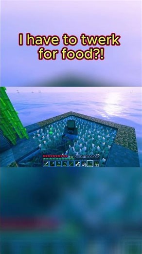 This mod made me twerk for to grow crops #minecraft #memes #mcyt #oceanblock2 #gaming