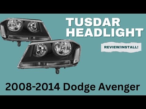 TUSDAR Headlight Assembly 2008-2014 Dodge Avenger replacement