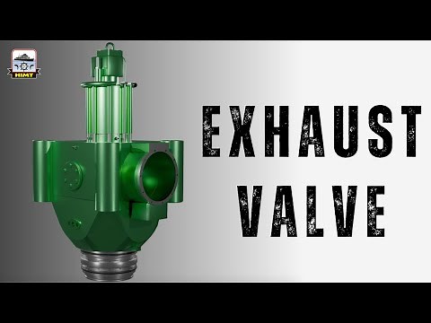 Marine 2-Stroke Diesel Engine Exhaust Valve | 3D Animated Explanation | HIMT