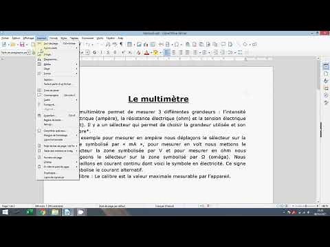 Créer un document sur LibreOffice