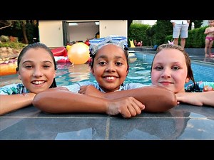 Ruby Rube & Rosie ARE IN MY SWIMMING POOL (Best Outdoor Playground)