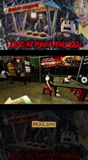 Jualan Bakso di Roblox Malah Ketemu Pocong Pargoy❗#gameroblox #game #gaming #roblox #mabar #games