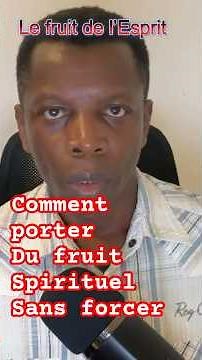 Comment porter le fruit de l’Esprit #jesus #bible #salut