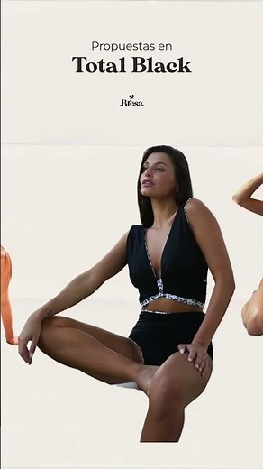 🖤✨ ¡El básico que nunca falla! El bikini negro es la opción ideal para cualquier mom...