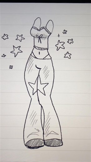 Drawing tutorial💗App: #Skribly #y2k#drawing #howtodraw #doodle