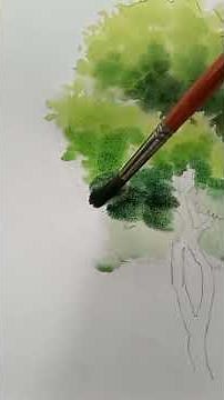 수채화 기초 🌳 그리기