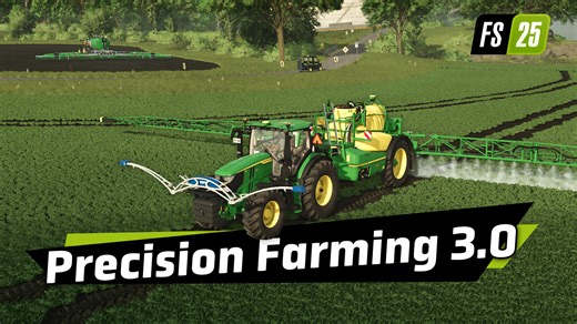 Precision Farming 3.0 is now available for Farming Simulator 25 to boost your farm's sustainability! Includes features of previous versions plus tramlines, pulse width modulation, automatic section control and more. Download for free! ► Farming Simulator 25 Website: https://asia.sega.com/farming-simulator-25/en/ | SEGA Asia