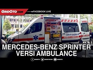 Melihat Mercedes-Benz Sprinter Versi Ambulance di Hospital Expo 2018